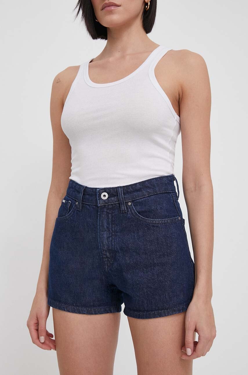 Pepe Jeans  Džínové šortky  A-LINE SHORT HW
