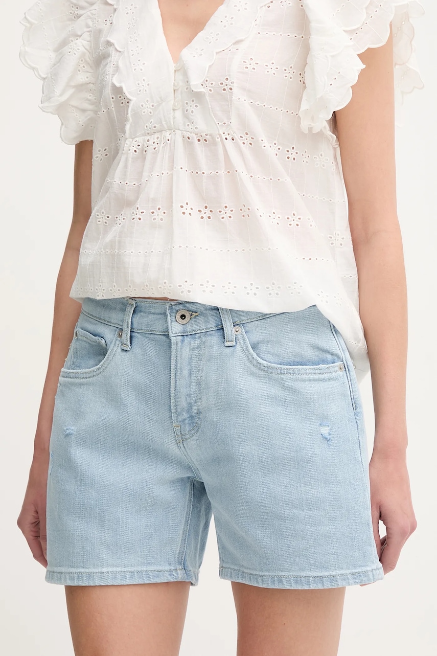 Pepe Jeans  Džínové šortky  REGULAR SHORT HW MABLE