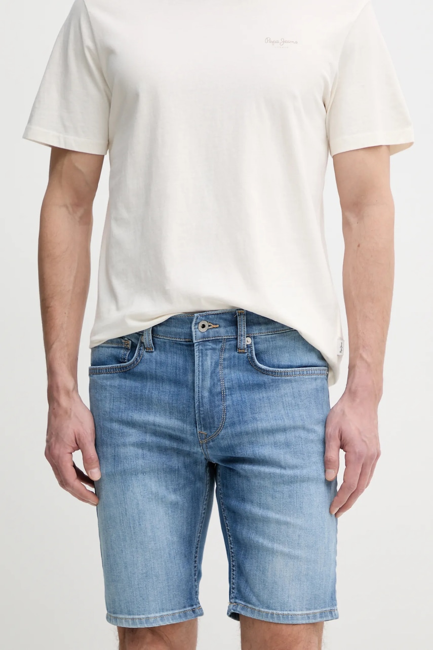 Pepe Jeans  Džínové šortky  SLIM SHORT HATCH