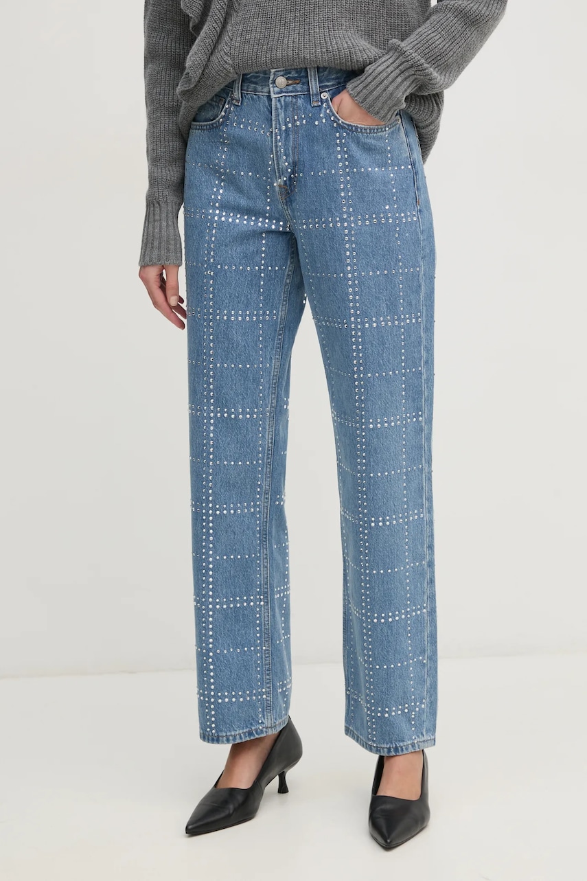 Pepe Jeans  Džíny  STRAIGHT JEANS HW GLITTER