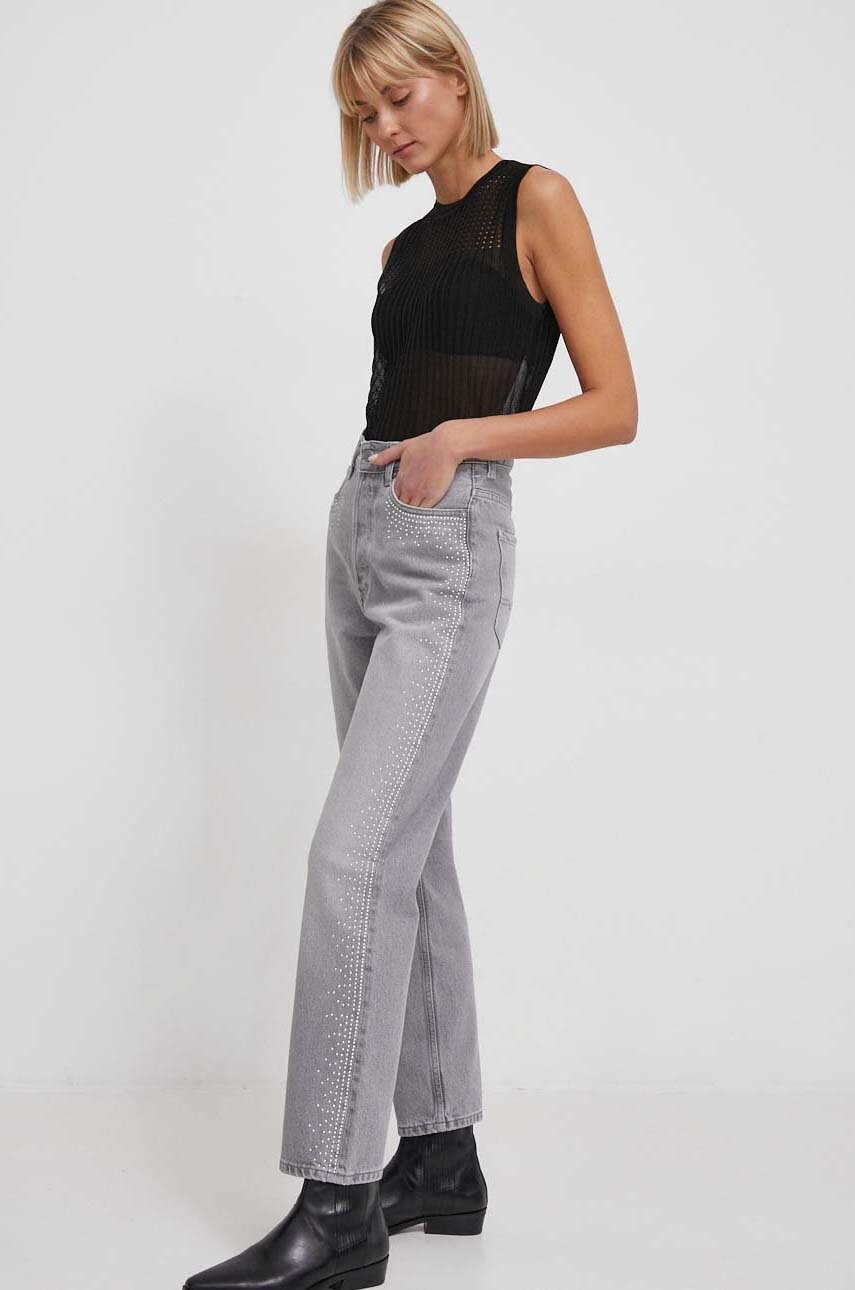 Pepe Jeans  Džíny  STRAIGHT JEANS UHW SPARKLE
