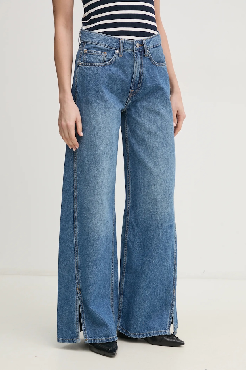 Pepe Jeans  Džíny  WIDE LEG JEANS MW SLIT