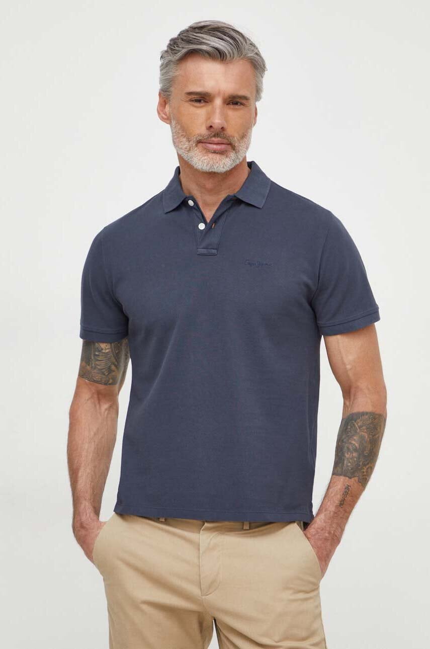 Pepe Jeans  polo pánské bavlněné NEW OLIVER GD