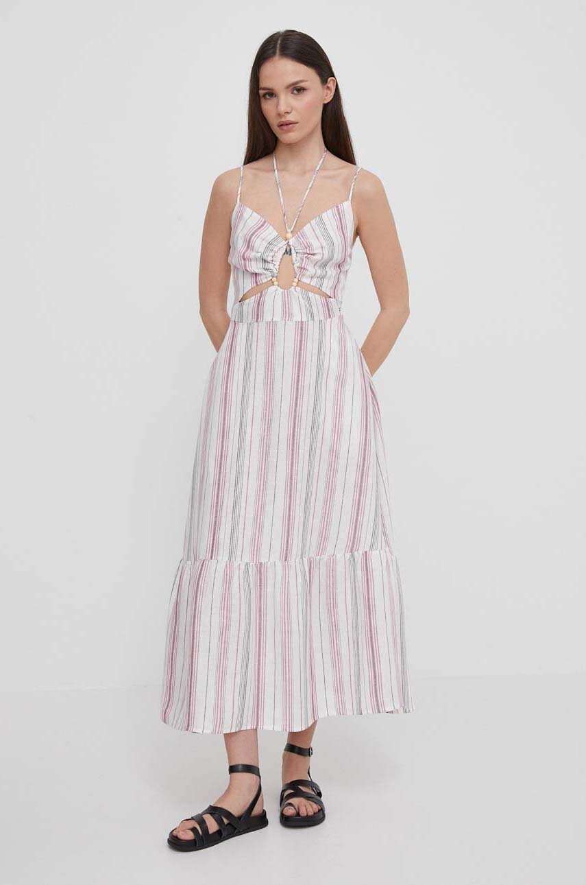 Pepe Jeans  Šaty lněné  DIANA
