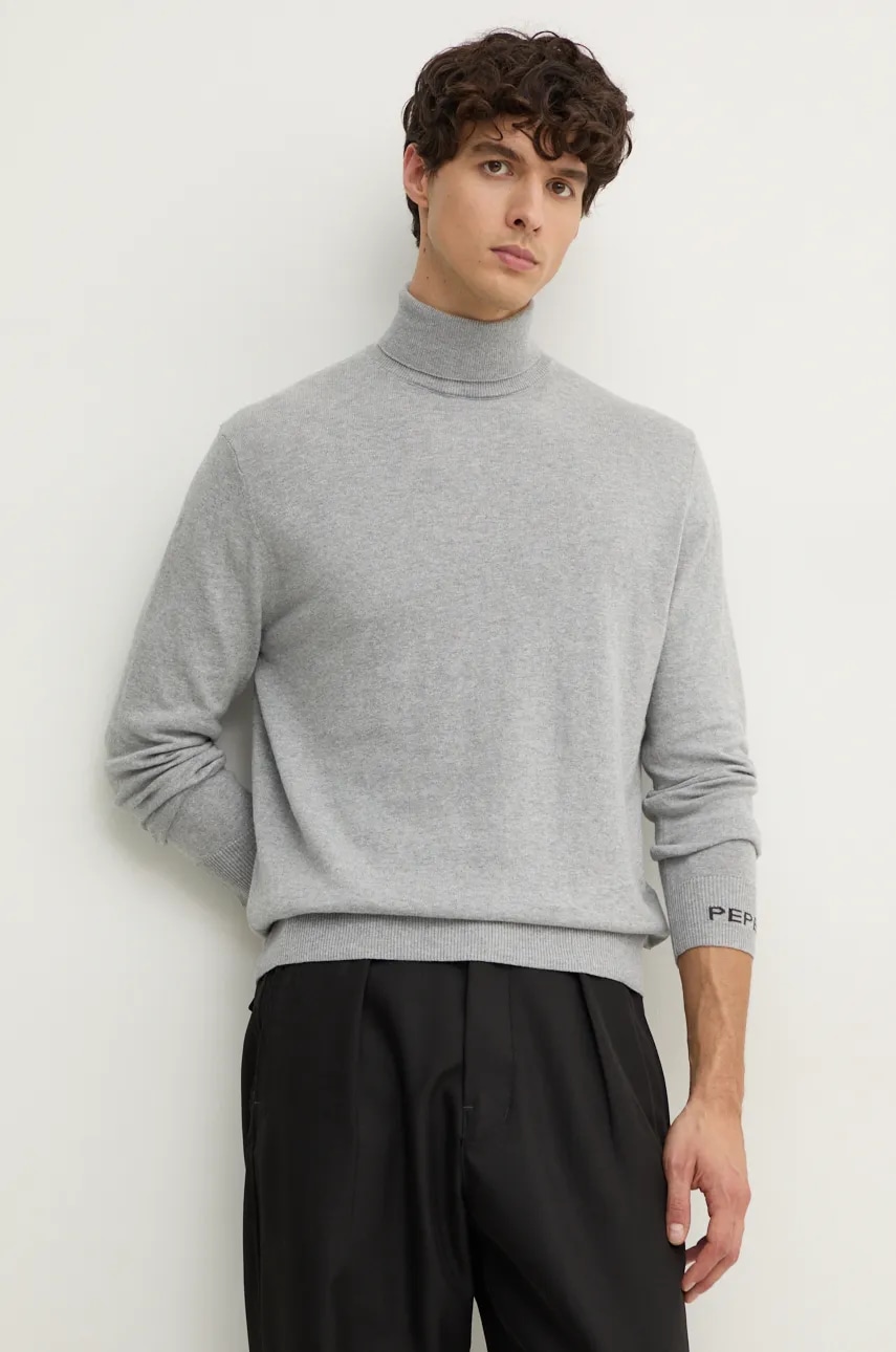 Pepe Jeans  Svetr z vlněné směsi  NEW ANDRE TURTLE NECK