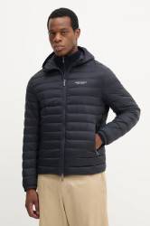 Péřová bunda Armani Exchange černá barva, přechodná, XM001577 AF16927