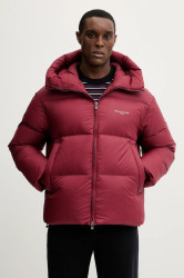 Péřová bunda Armani Exchange vínová barva, zimní, XM001115 AF16589