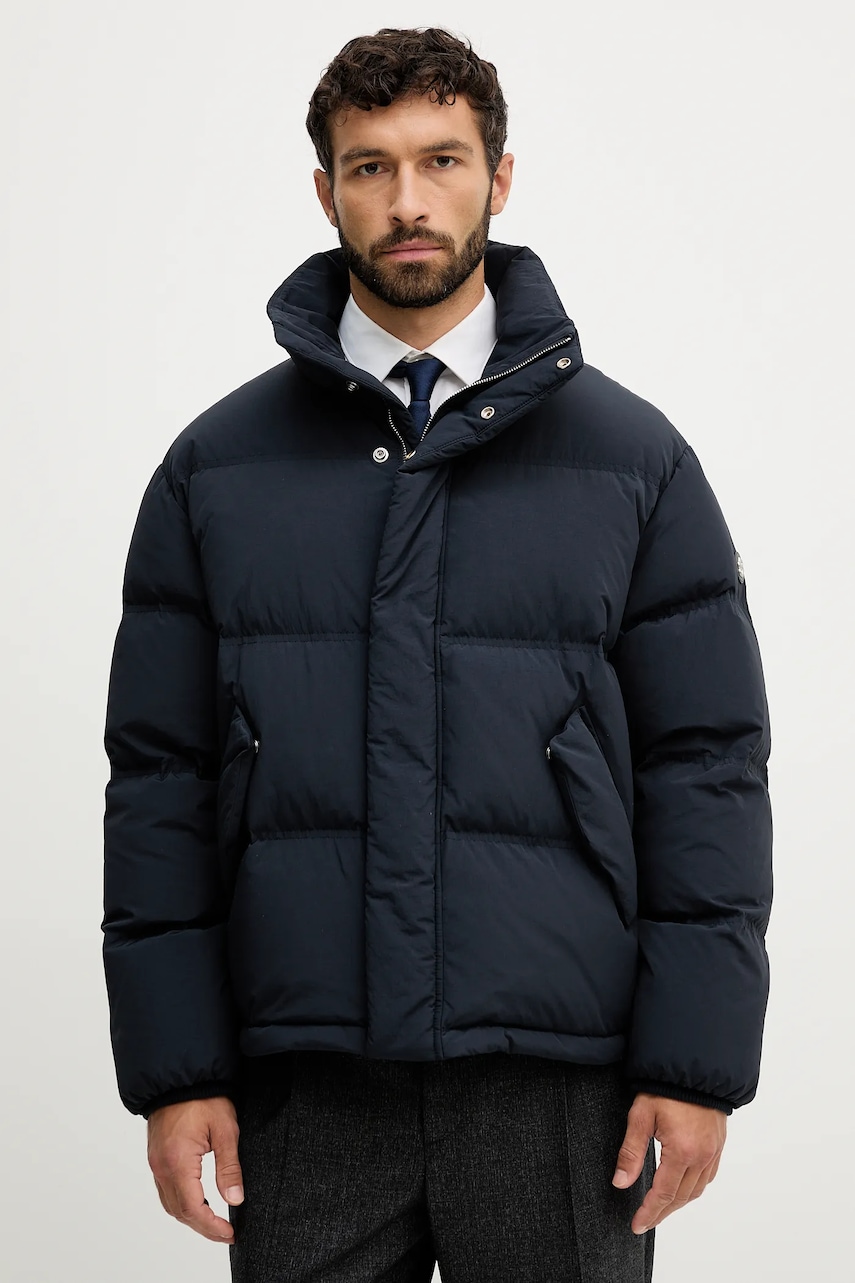 Péřová bunda BOSS C-Demonto tmavomodrá barva, zimní, 50547933