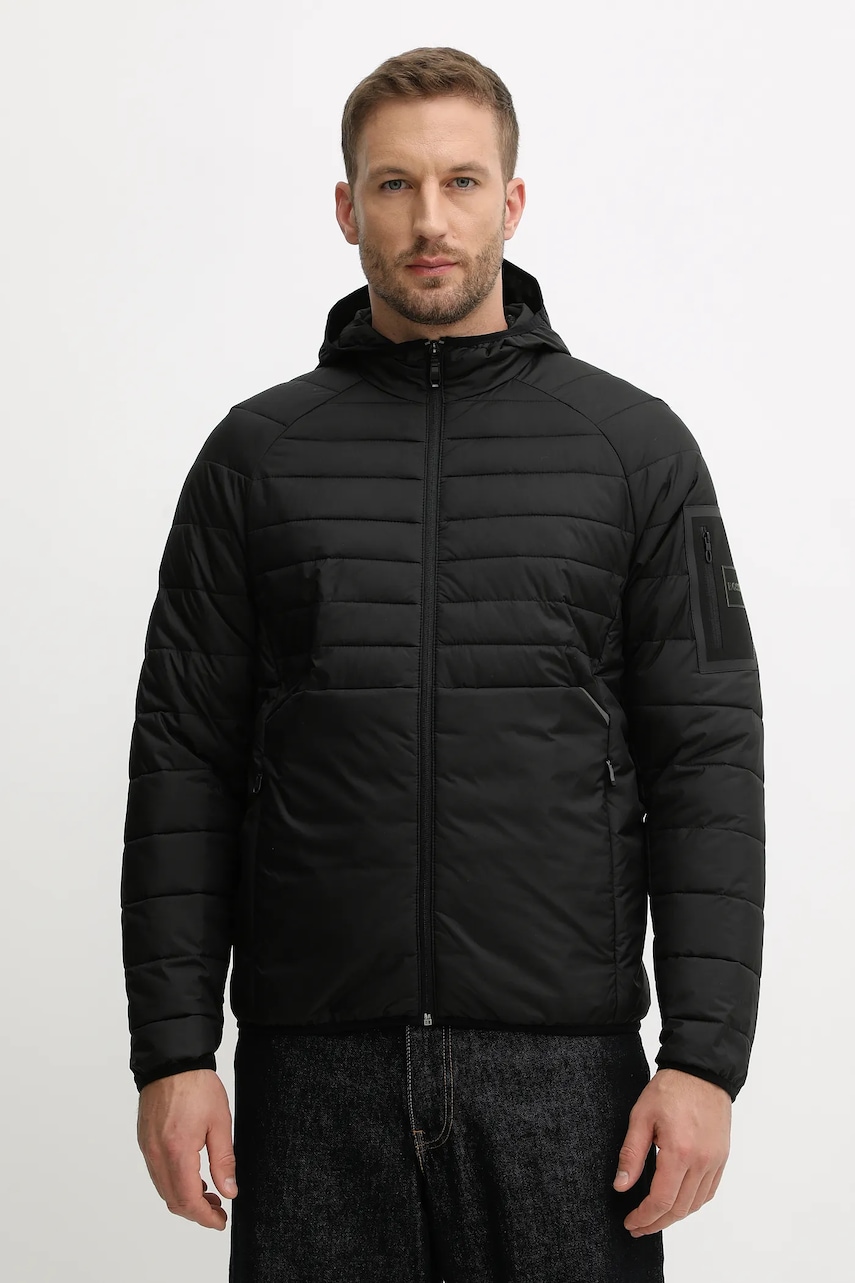 Péřová bunda BOSS Green OW_Urbanex JT HD černá barva, zimní, 50549181