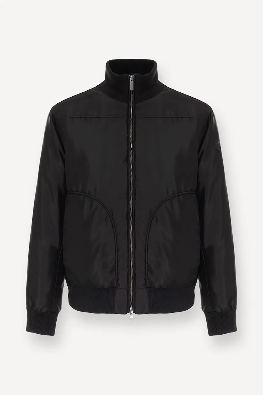 Péřová bunda Colmar černá barva, přechodná, 9500.5ZM