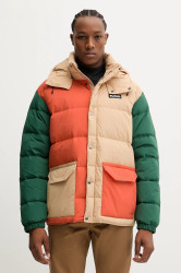 Péřová bunda Columbia Wallowa Down HDD béžová barva, zimní, 2136671