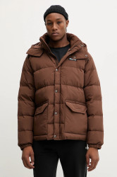 Péřová bunda Columbia Wallowa Down HDD hnědá barva, zimní, 2136671