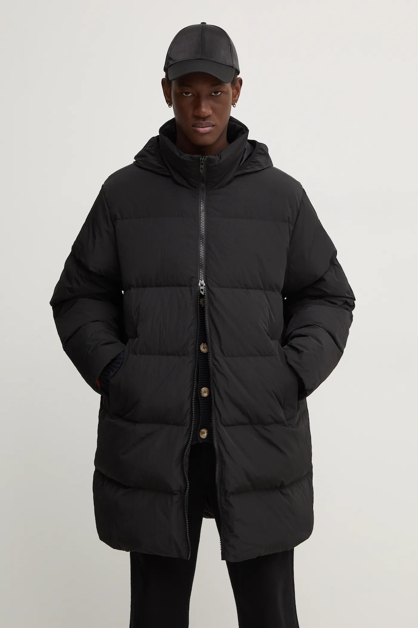 Péřová bunda Diesel W-RAVEEL-LONG