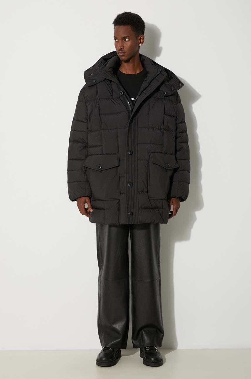 Péřová bunda Kenzo Weave Mid-Length Winter