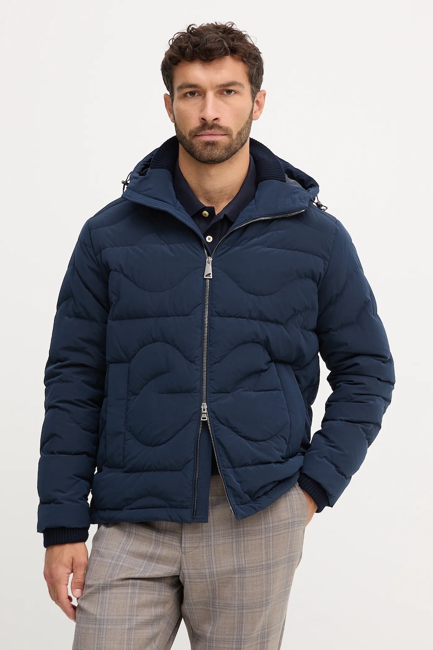 Péřová bunda Paul&Shark tmavomodrá barva, zimní, 15312660