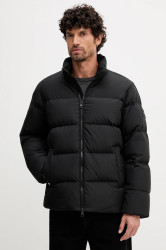 Péřová bunda Tommy Hilfiger černá barva, zimní, MW0MW40615