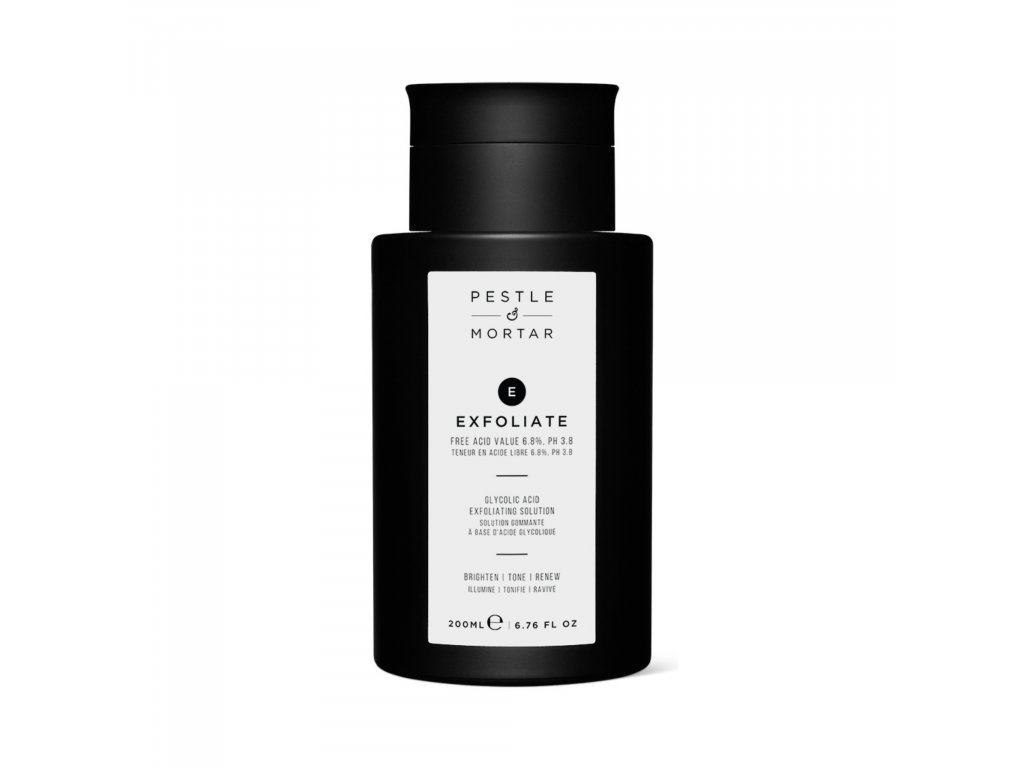 Pestle & Mortar Pleťové tonikum s kyselinou glykolovou Exfoliate (Toner) 200 ml