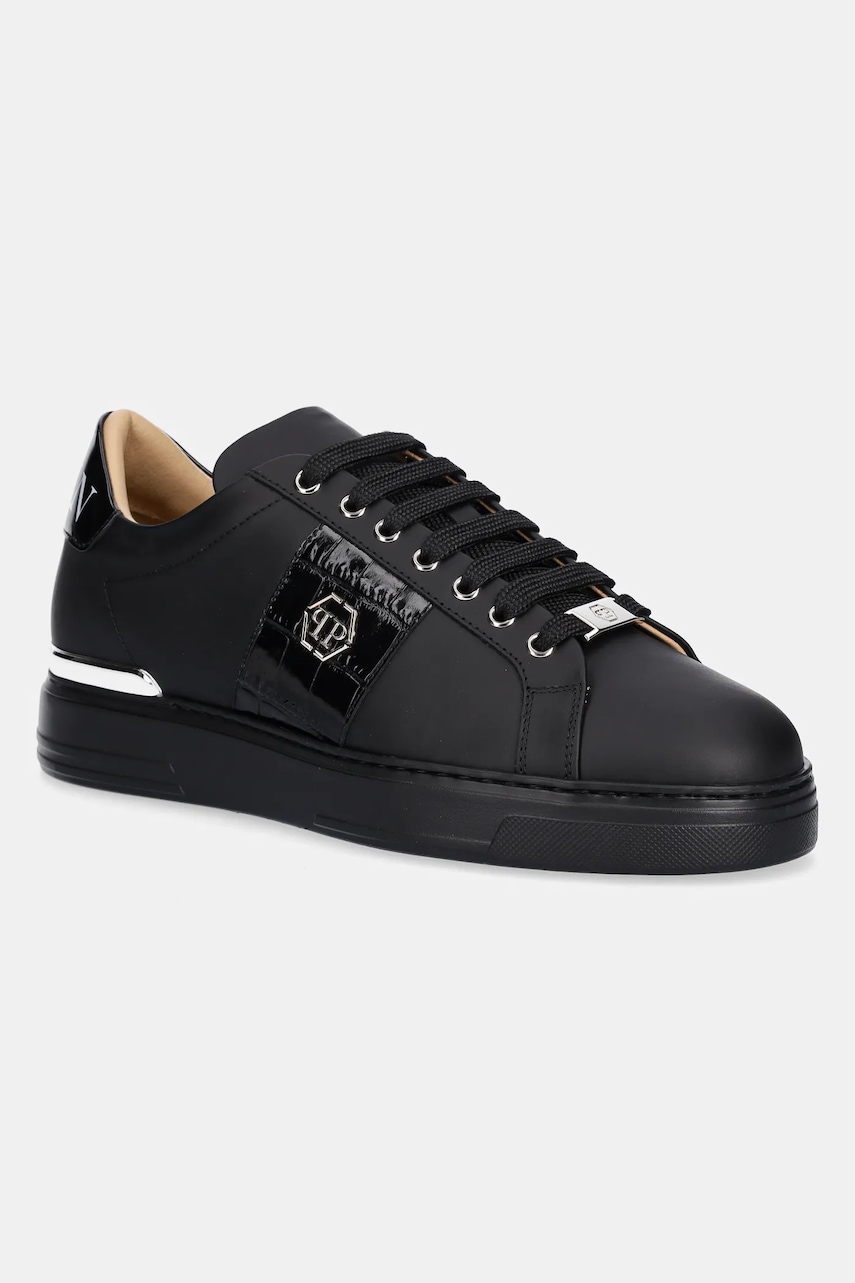 Philipp Plein  Kožené tenisky  Band In