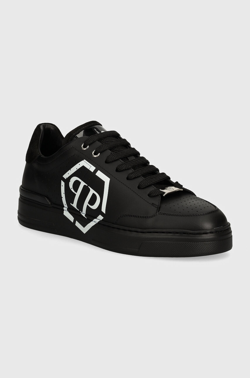 Philipp Plein  Kožené tenisky  Lo-Top Hexagon