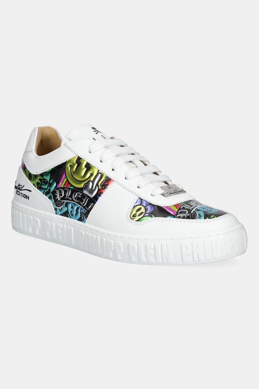 Philipp Plein  Kožené tenisky  Nappa Lo-Top Smile