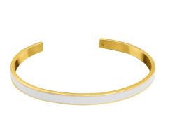 Pierre Lannier Pevný pozlacený náramek Symphony BJ04A5218