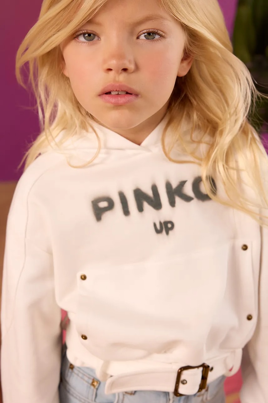 Pinko  Dětská bavlněná mikina