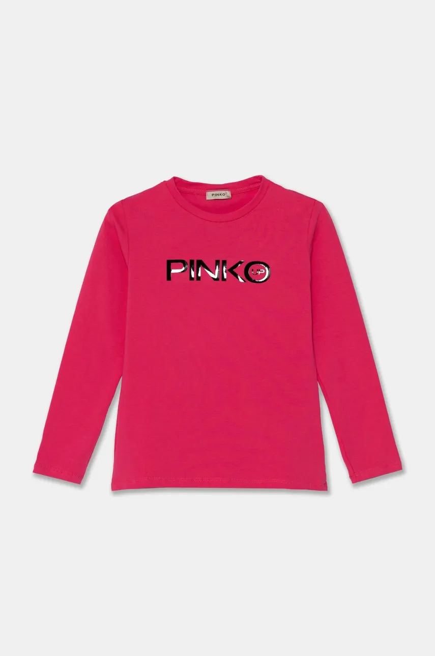 Pinko Up  Dětské bavlněné tričko s dlouhým rukávem