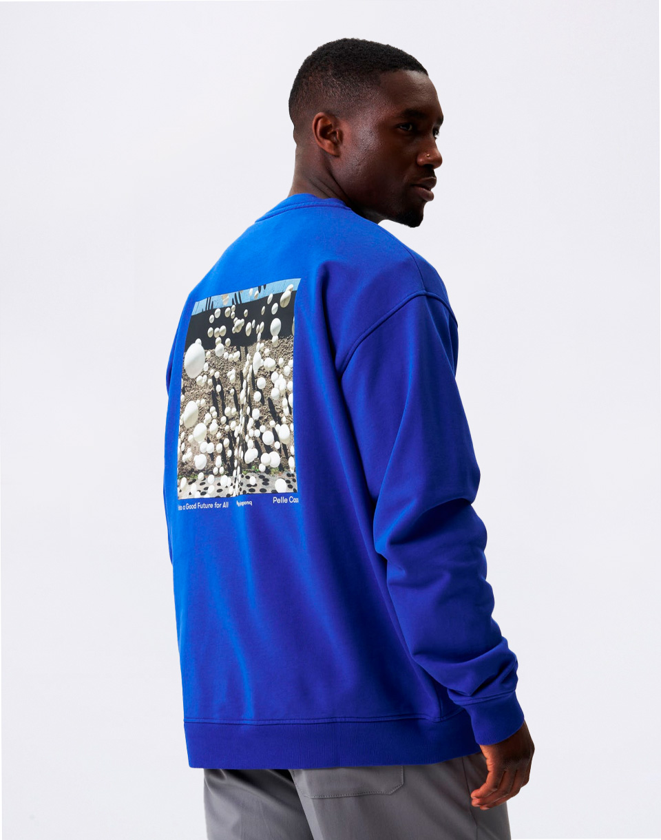 pinqponq Sweatshirt Unisex Future Blue Pelle Cass S