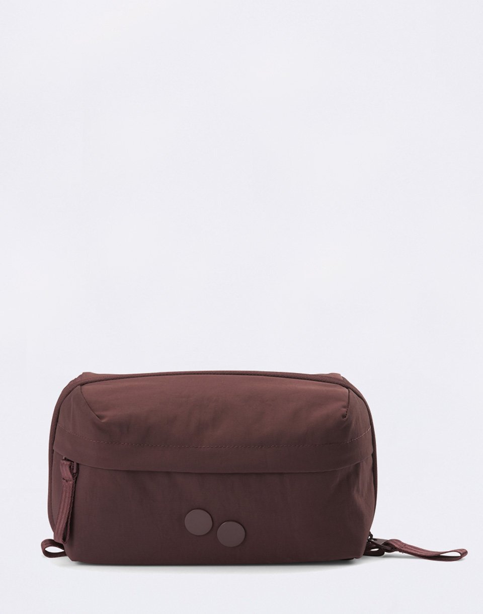pinqponq Washbag Crinkle Mahogany