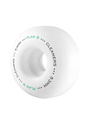 Plan b kolečka Cleanups 53 mm White | Bílá | Velikost skate 53 mm