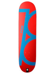 Plan b skateboardová deska Full Dip Slanted Fynn 8,25" | Červená | Velikost skate 8,25"