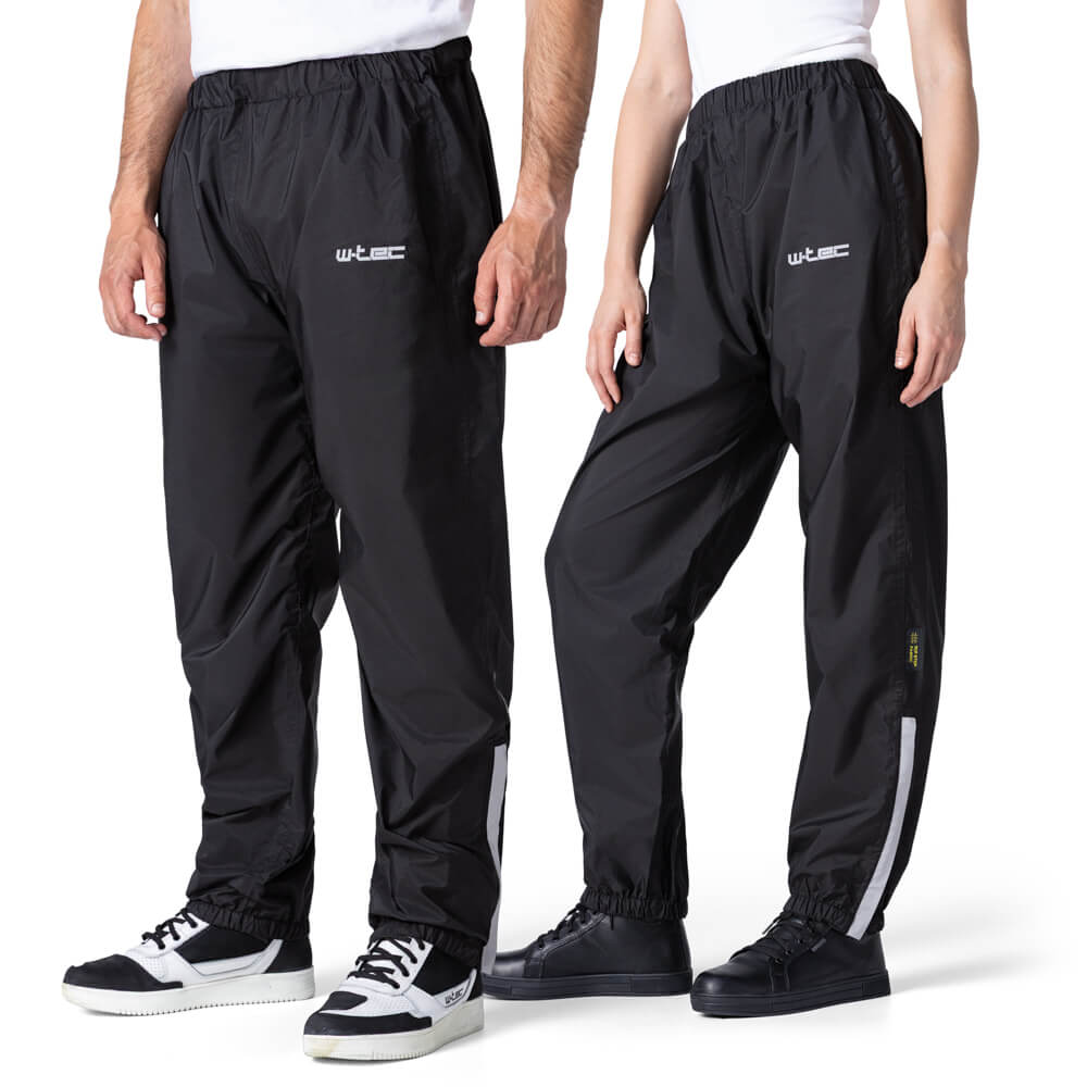 Pláštěnkové moto kalhoty W-TEC Rinstop černá XS