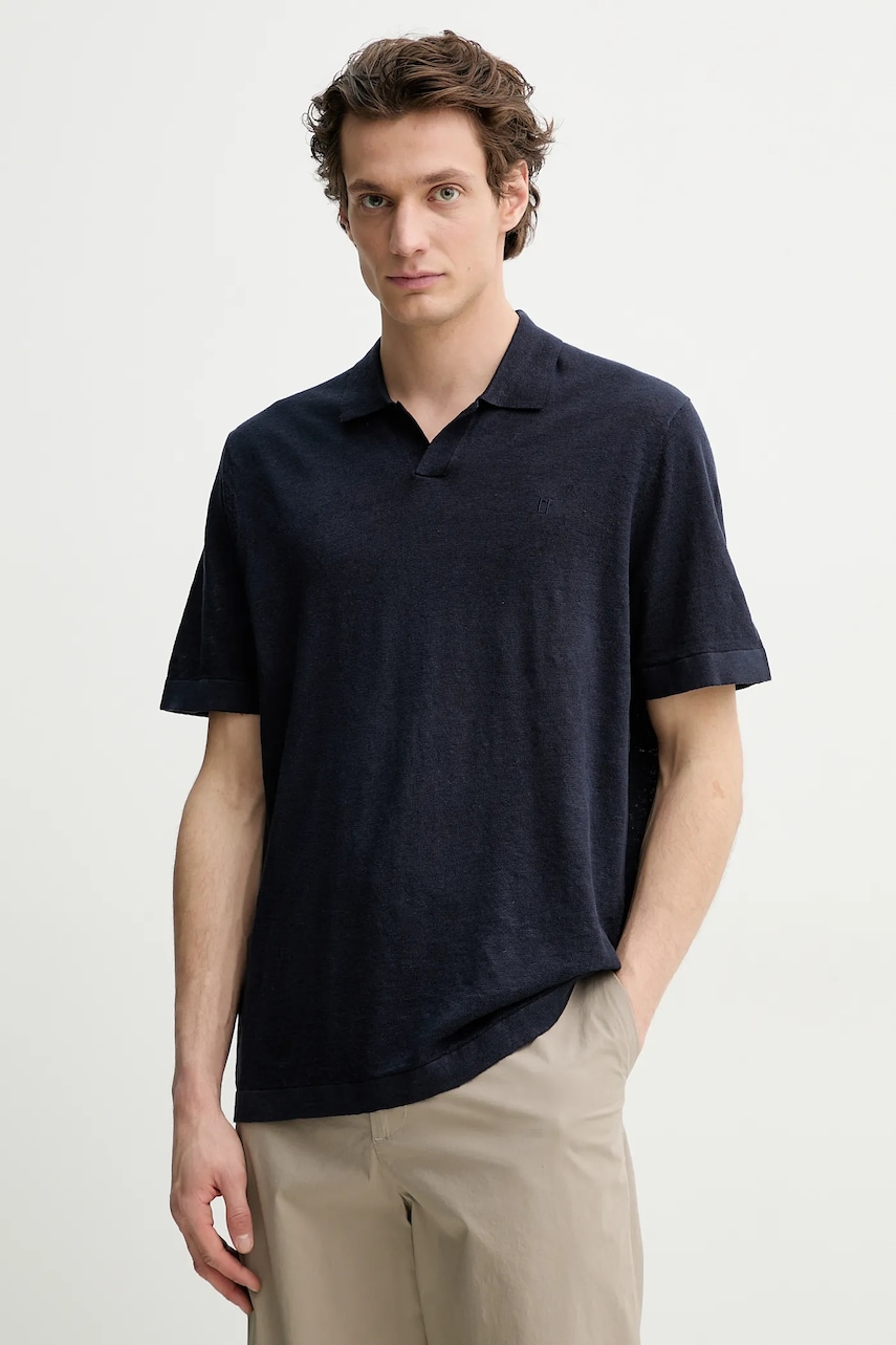 Plátěné polo tričko Les Deux