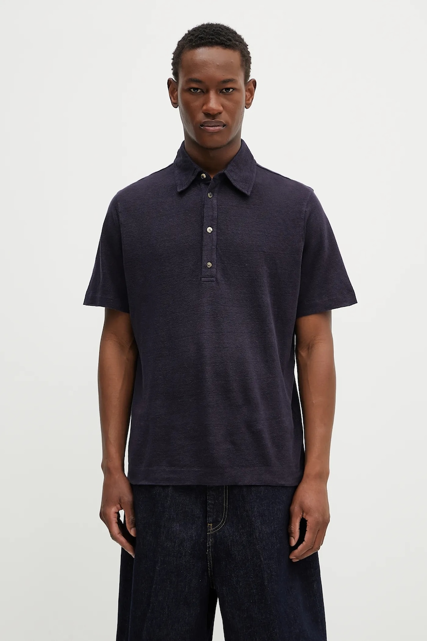 Plátěné polo tričko Paul Smith