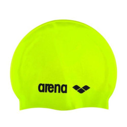 Plavecká čepice Arena Classic Silicone fluo zelená
