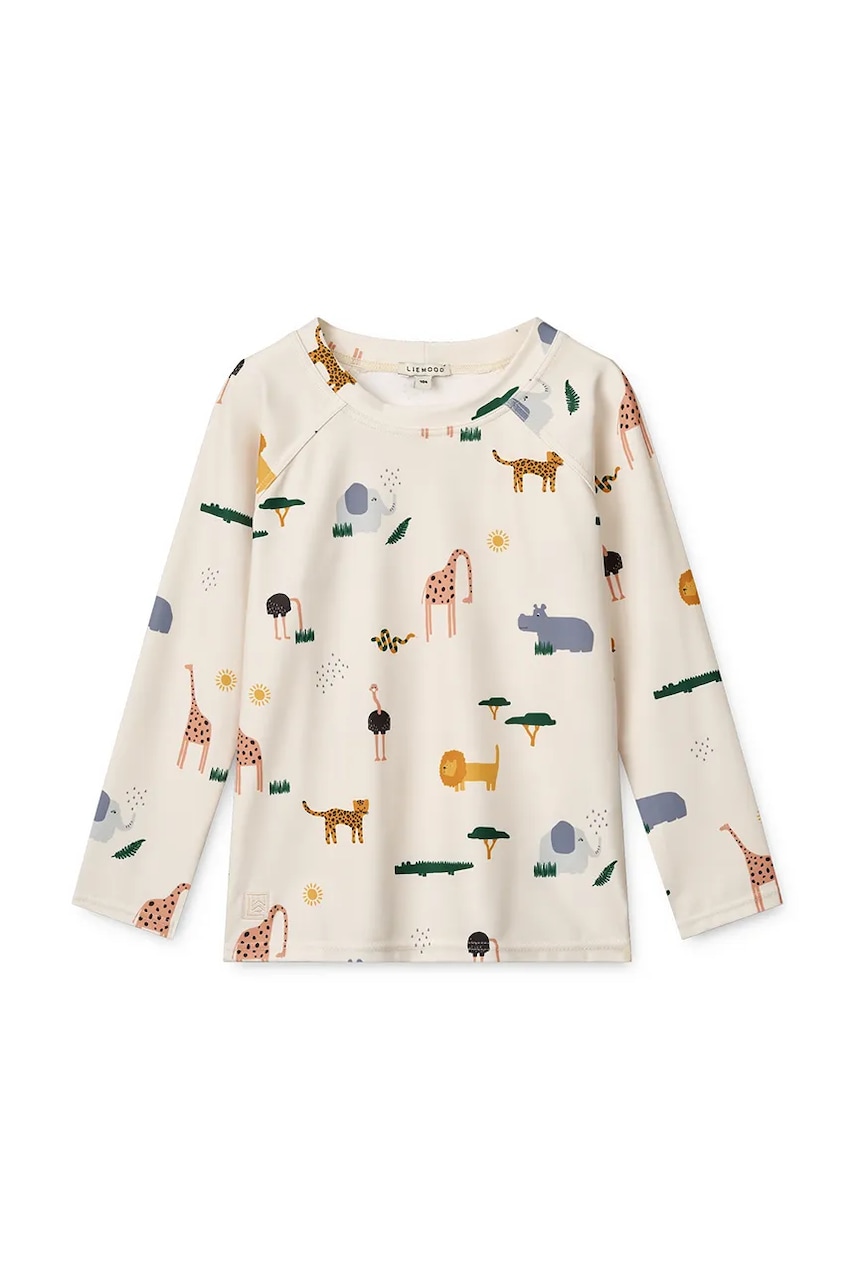 Plavecké tričko s dlouhým rukávem Liewood Noah Printed Longsleeve Swim Tee