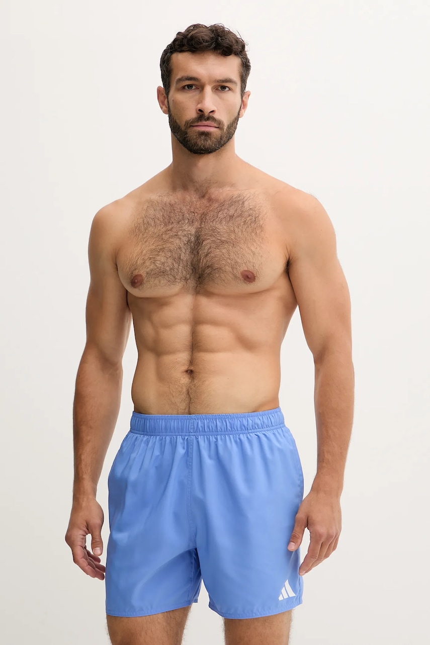 Plavkové šortky adidas Performance Essentials modrá barva, JX2670