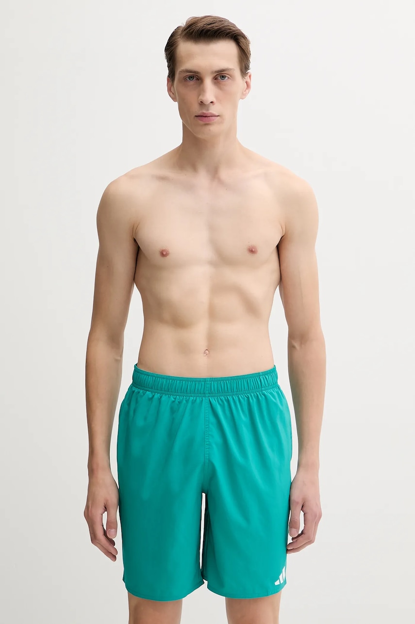 Plavkové šortky adidas Performance Essentials tyrkysová barva, JX2665