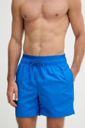 Plavkové šortky Calvin Klein modrá barva, LV00N61115