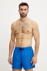 Plavkové šortky EA7 Emporio Armani modrá barva, AF13019.7M000510