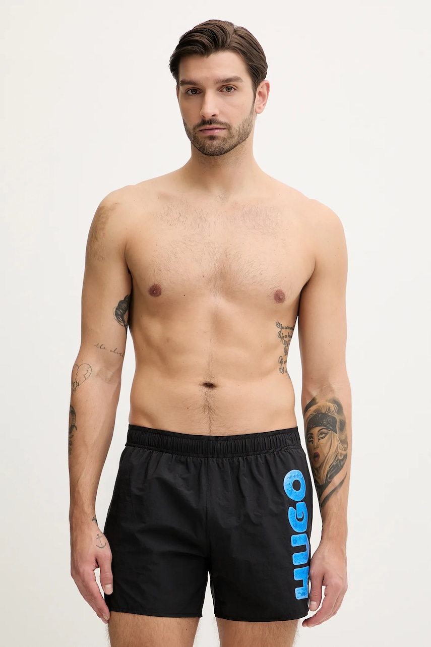 Plavkové šortky Hugo Blue SPLASH
