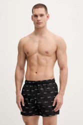 Plavkové šortky HUGO DODY černá barva, 50549882