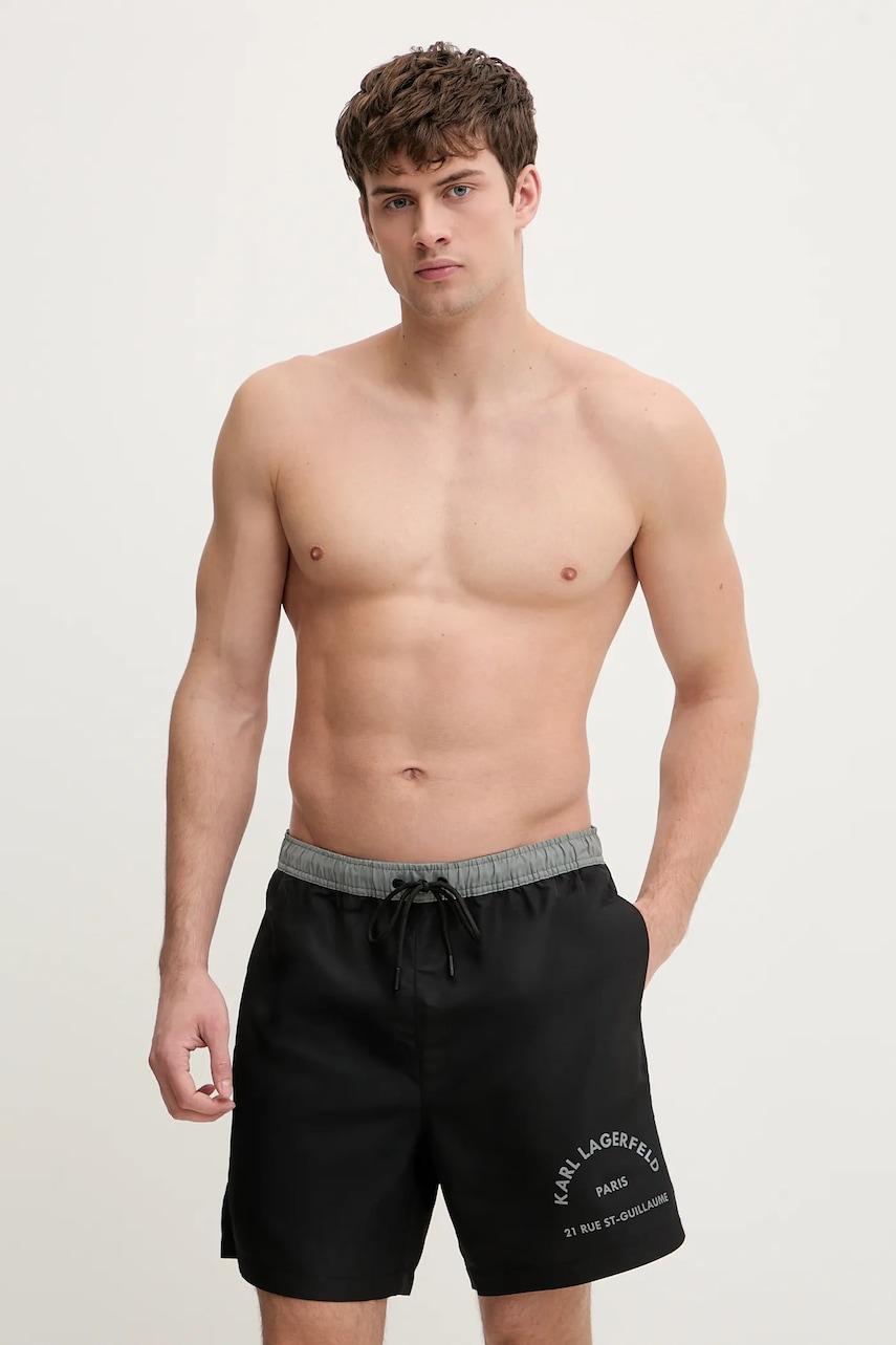 Plavkové šortky Karl Lagerfeld RSG CONSTRAST