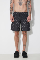 Plavkové šortky Neil Barrett All-Over Micro Bolts Swim Long Shorts