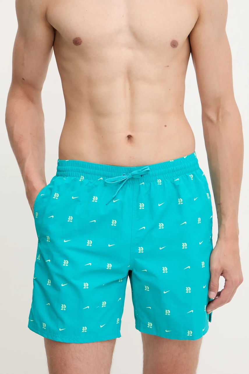 Plavkové šortky Nike tyrkysová barva, NESSF518