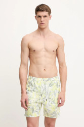 Plavkové šortky Oakley CANARY PALMS pánské, žlutá barva, FOA405399