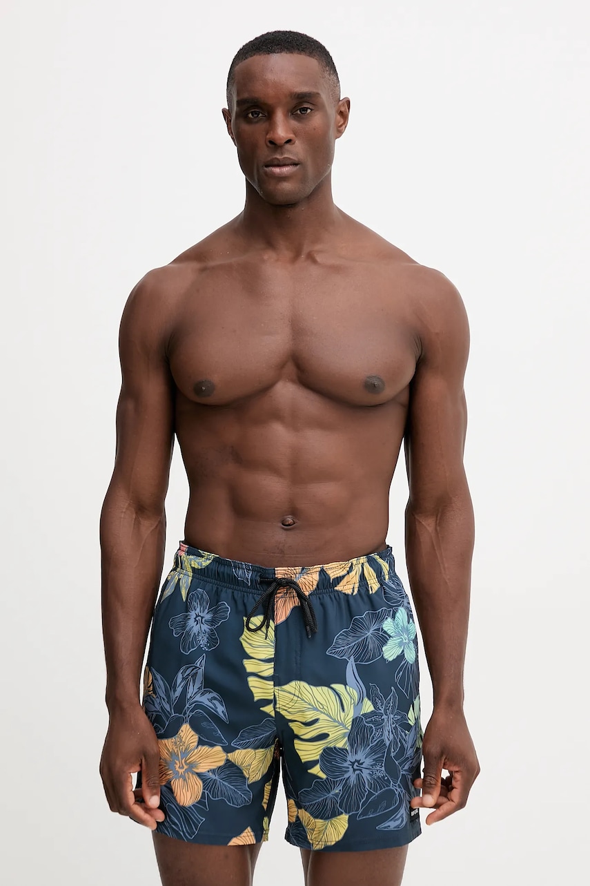 Plavkové šortky Rip Curl FUN TIMES tmavomodrá barva, 09GMBO