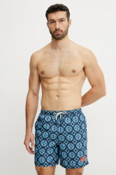Plavkové šortky Superdry modrá barva, M3010250A-F5W