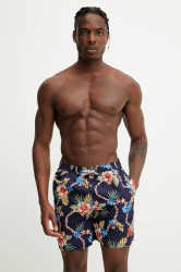 Plavkové šortky Superdry tmavomodrá barva, M3010242A-F7B