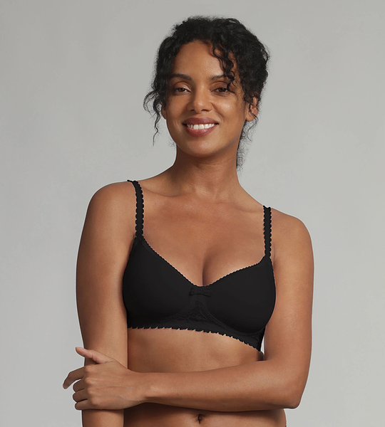 PLAYTEX WIREFREE PADDED BRA - Women's underwire bra - black